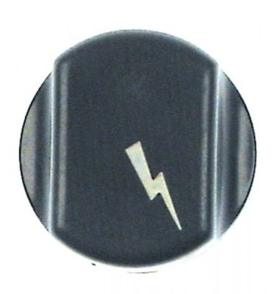 Рукоятка регулировочная зажигание ø 35мм ø ось 6x4,6мм срез сверху