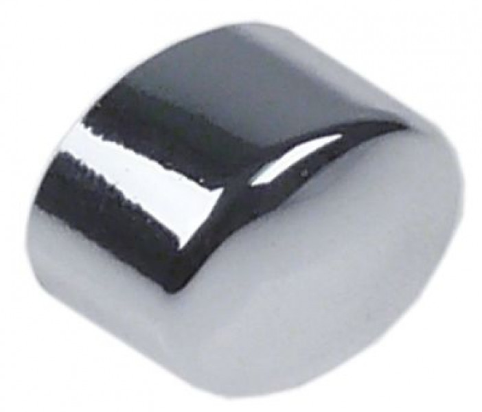 Выключатель нажимной кнопочный хромированн. - размер 13x17 мммм -