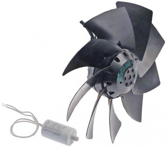 Вентилятор ebm-papst 45/48Вт 230В 1380/1620об/мин длина провода 1500мм A4E250-AI02-09 всасывающ.