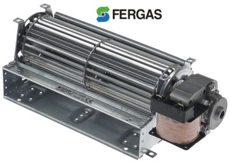 Вентилятор с поперечным потоком 24Вт мотор справа ø валка 60мм Д валка 180мм -10 до +60°C