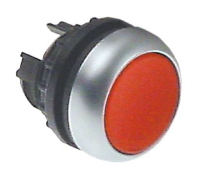 Выключатель нажимной кнопочный красн. монтажные размеры ø22 мм