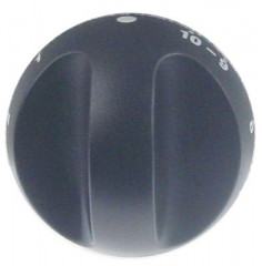 Рукоятка регулировочная регулятор энергии 1-10 -°C ø 70мм ø ось 6x4,6мм срез сверху чёрн.