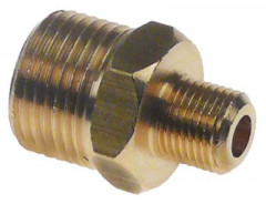 Ниппель двойной латунь Д 255мм Р1: 1/8&quot; Р2: 3/8&quot; кол-во в уп-вке 1штук внутр. ø  1 85мм