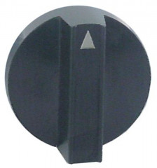 Рукоятка регулировочная нулевое обозначение ø 60мм ø ось 6x4,6мм срез снизу подходит для TECNO-MCM