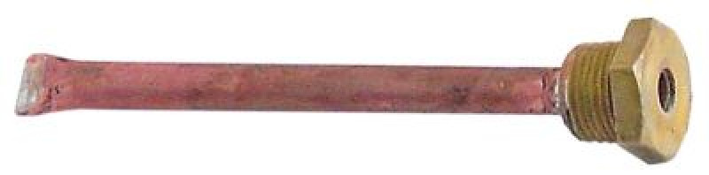 Гильза погружная резьба 3/8" медь/латунь внутр.ø 6,5мм Д 120мм одинарн.