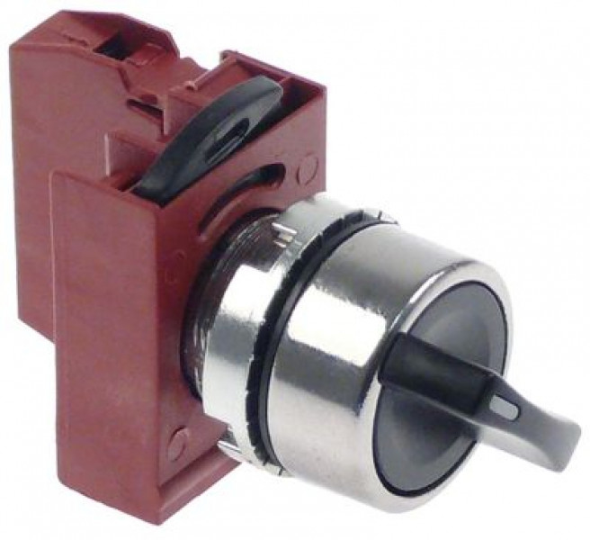 Выключатель-селектор 1NO комплект символ - монтажные размеры ø22 мм