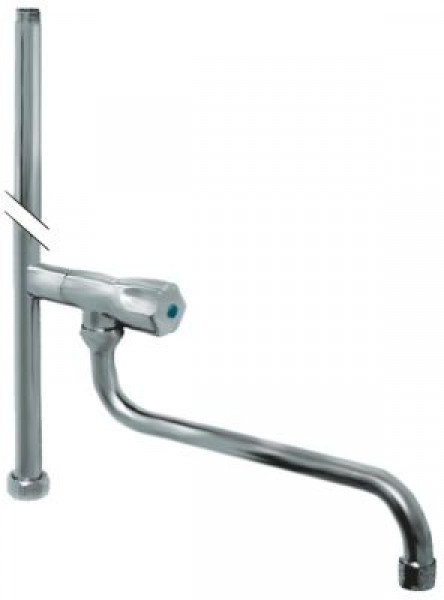 Стояк В 515мм с поворотным вентилем тип ECHTERMANN со сливом