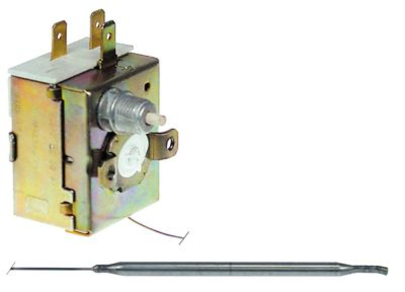 Термостат защитный темп. выкл. 238°C 1-полярн. 15А ø датчик 5мм Д датчик 100мм