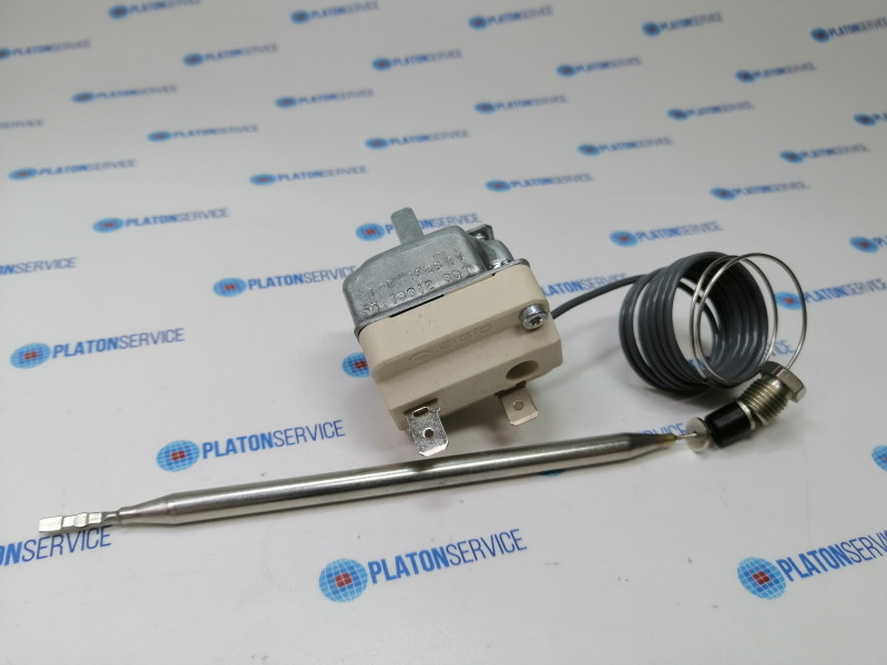 Термостат темп. макс. 90°C 1-полярн. 1NO 16А ø датчик 6мм Д датчик 130мм