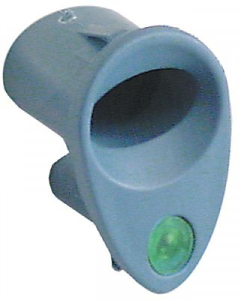 Корпус детали серо-голуб. освещаем. - монтаж. поз-ция - форма овальн.