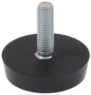 Ножка приборная резьба M8 ø 39мм В 10мм Д резьбы 25мм кол-во в уп-вке 1штук