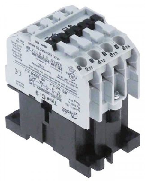 Контактор омническая нагрузка 25А главные контакты 4NO вспомогательные контакты  -