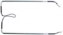 Элемент нагревательный  2x110Вт 2x115В Д 620мм оттаивание труба ø  8,5мм длина провода 2000мм