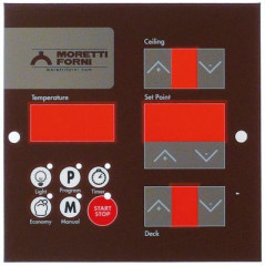 Клавиатура плёночная коричнев.