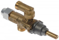 Кран газовый тип 20S МЖ 0мм выход для газа M16 соединение с термоэлементом M9x1 ø ось 8x6,5мм