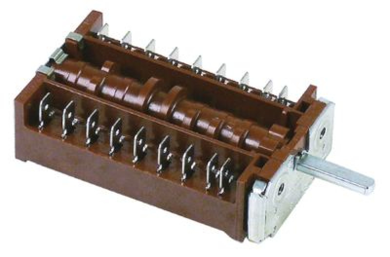 Выключатель кулачковый 16А последовательность включения 0-1-2-3 ø ось 6x4,6мм