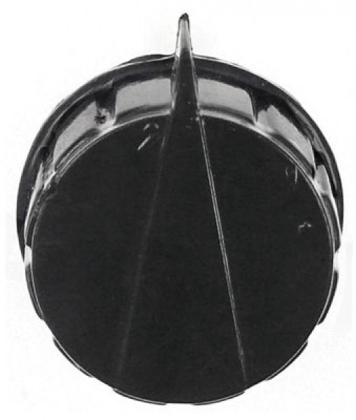 Рукоятка регулировочная нулевое обозначение ø 25мм ø ось 6x4,6мм срез справа