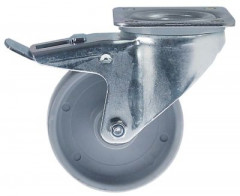 Ролик направляющий пластинчатое крепление 105x85 мм