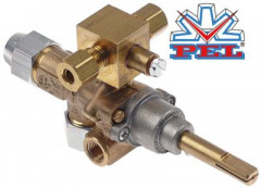 Кран газовый тип 21S МЖ 0мм вход для газа M16x1,5 (труба-ø 10 мм)