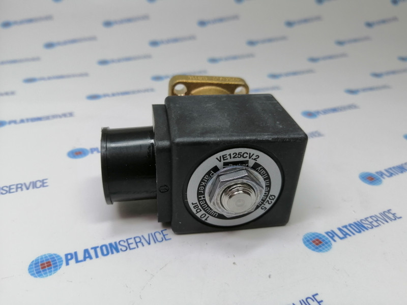 Клапан электромагнитный латунь DN 25мм присоединение  - 2-ходов. 230 В перем. тока PARKER