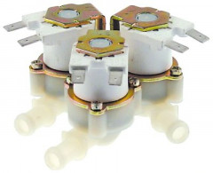 Клапан электромагнитный тройн. прямой пластмасса вход 3/4" 230 В перем. тока RPE выход 10 мм DN10