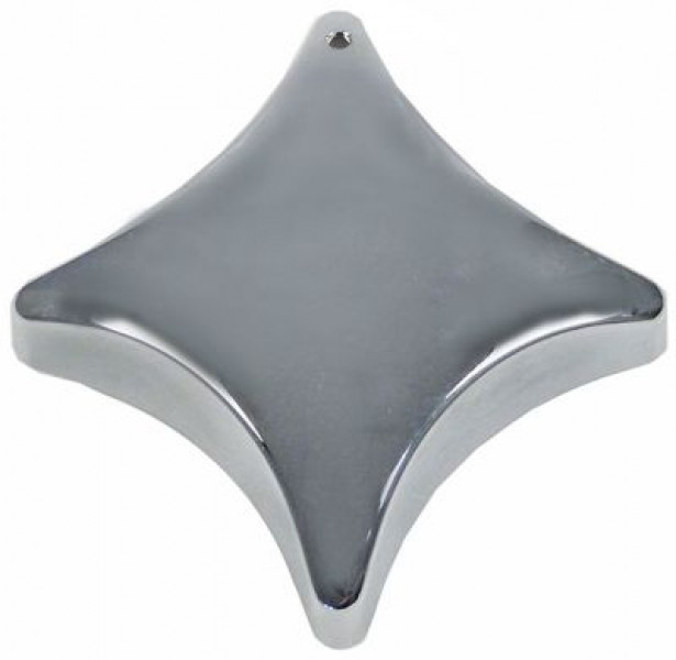 Рукоятка регулировочная ø 83мм ø ось 10x8мм срез сверху хром