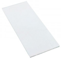 Пластина стеклянная Д 250мм Ш 103мм толщина материала 5мм прямоугольн.