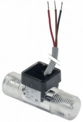 Расходомер 24В присоединение 3/8" Д 55мм ø входа 165мм ø выходы 165мм 7м
