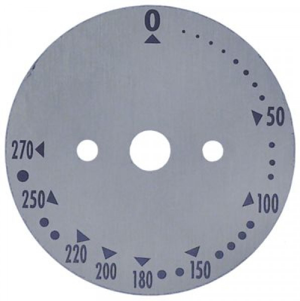 Панелька термостат 0-270°C ø 65мм