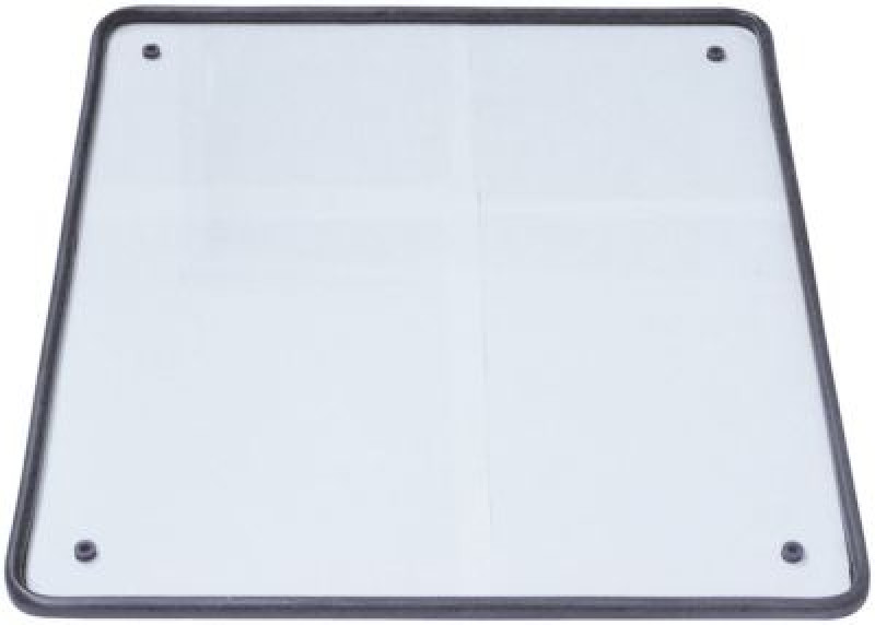 Пластина стеклянная Д 693мм Ш 613мм с уплотнителем для пароконвектоматов