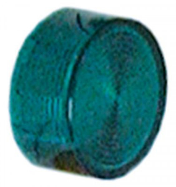 Колпачок для сигнальной лампы зелён. внеш. ø 27,5мм В 13мм