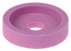 Камень шлефовальный ø 50мм ø отверстия 12мм без скоса кромки толщина 12мм зернистость мельк.