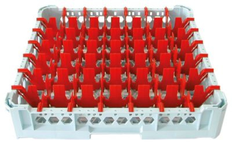 Кассета для мытья стаканов Д 500мм Ш 500мм В 100мм эффектив. Высота 75мм стаканы 49