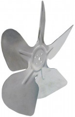 Крыльчатка вентилятора алюминий ø 254мм Ш 46мм крепление для крыльчатки 254мм всасывающ.