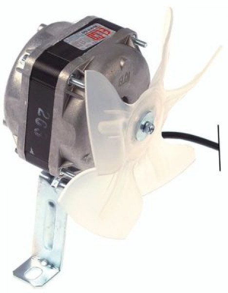 Вентилятор 10Вт 230В присоединение кабель 1000 мм длина оси 125мм 50Гц ø крыльчатки 154мм