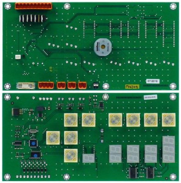 Плата управления Д 255мм Ш 125мм M14348 для печки