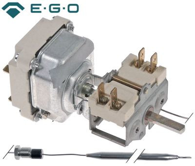 Термостат темп. макс. 85°C 3-полярн. 3NO 16А ø датчик 6мм Д датчик 131мм