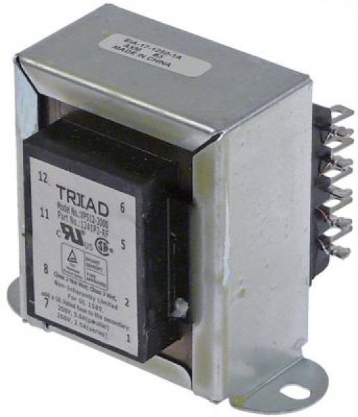 Трансформатор первич. 250 В вторичное 12 В перем. тока 625ВА вторичный 25А