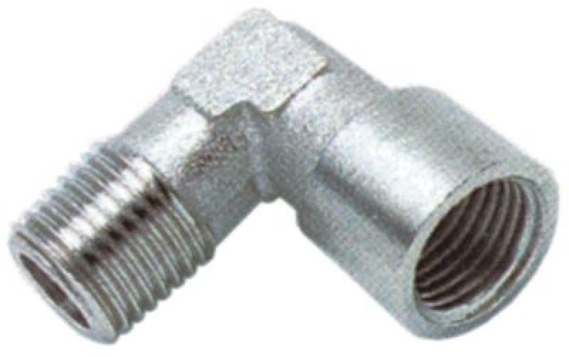 Угольник резьба 1/8″ внешн. резьба - 1/8″ внутр. резьба