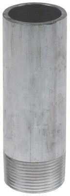 Труба выпускная алюминий  ø 42мм Д 120мм резьба 1 1/4"
