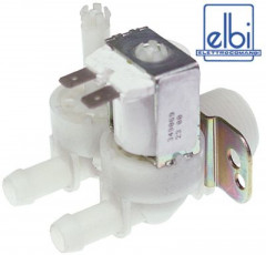 Клапан электромагнитный двойн. прямой пластмасса темп. макс. 90°C вход 3/4" 230 В перем. тока ELBI