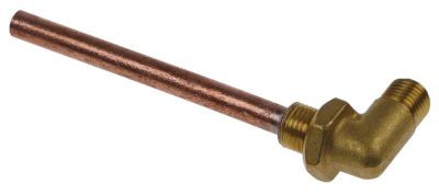 Труба инжекторная труба ø 8мм Р1: 1/4" Р2: 1/4" длина трубы 100мм