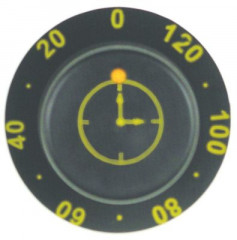 Рукоятка регулировочная время 120 мин ø 47мм ø ось 6x4,6мм срез сверху подходит для чёрн.