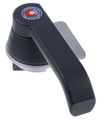 Замок рычажный Д 200мм справа материал ручки пластмасса