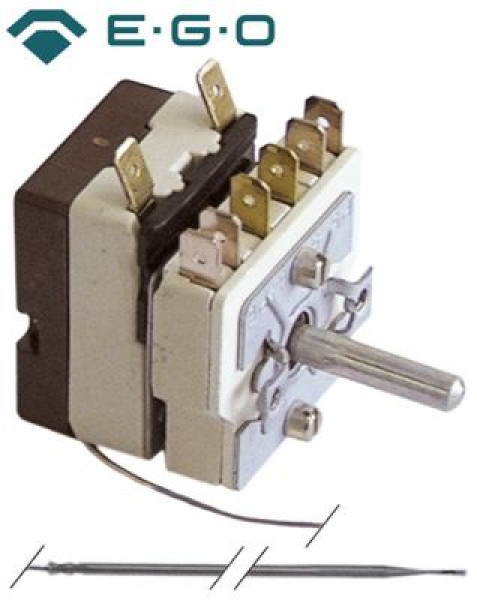 Термостат темп. макс. 130°C сальник  - диапазон рабочих температур 30-130°C