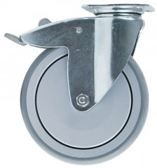 Ролик направляющий пластинчатое крепление  расст-ние меж. отвер-ми 61,5x51,5мм В 185мм