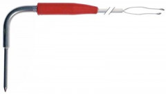 Датчик температурный погружной для измерения температуры в толще продукта Pt100 кабель силикон датчик -40 до +120°C