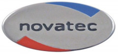 Ярлык с фирменным знаком металл Д 70мм Ш 32мм NOVATEC