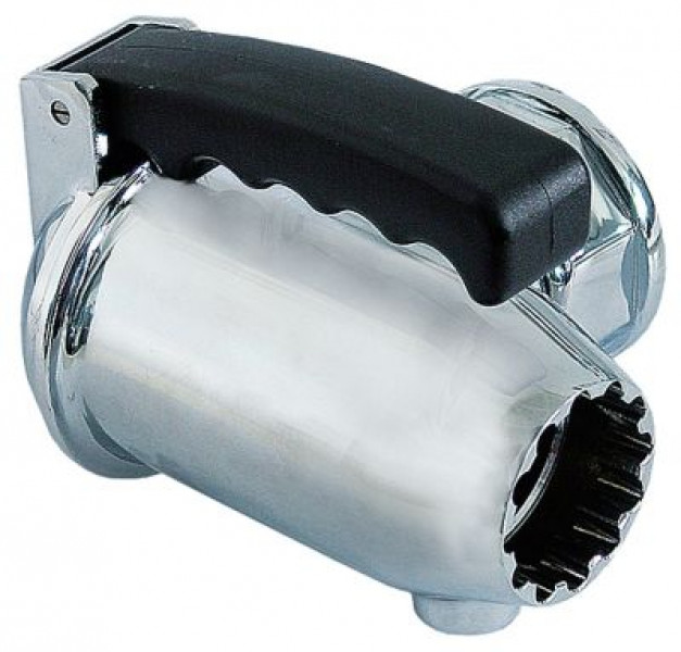 Кран опорожнения присоединение с накидной гайкой резьба 2"