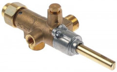 Кран газовый тип CAL-3200 МЖ 0,55/0,9/1,3мм вход для газа M18x1,5 (труба-ø 12 мм)